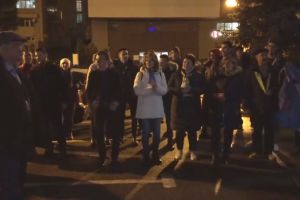 VIDEO – Fanii lui CSU i-au cântat lui Tudor Gheorhe la Sibiu – Artistul a fost impresionat