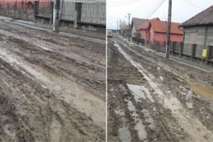FOTO / ȘTIREA TA: Străzile din Bucerdea Grânoasă şi anul 2018… Noroi, noroi, noroi…