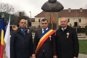 Bustul lui Mihai Viteazul, inaugurat la Sanmartin, la initiativa SMV Ploiesti