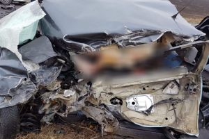 Accident rutier grav la iesire din Lumina, in intersectia cu DN22 Constanta-Tulcea. O victima decedata. Intervine elicopterul SMURD (galerie foto) 
