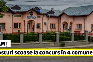 Neamţ: 6 posturi scoase la concurs de primăriile din 4 comune
