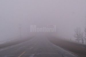 Ceaţa dă bătăi de cap şoferilor care circulă pe şoselele din judeţ