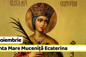 25 noiembrie: Sfânta Mare Muceniţă Ecaterina