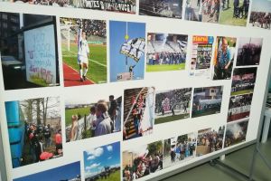 U Cluj – 99 de ani. Expoziţia Peluza Șepcile Roşii (FOTO)