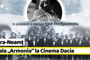 Piatra-Neamţ: Concert extraordinar de colinde susţinut de Corala „Armonia”, marţi 4 decembrie
