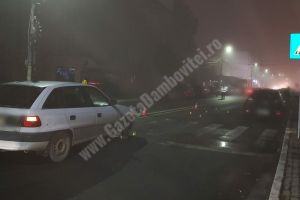 PUCIOASA:  Trei pietoni, loviţi de o maşină pe trecere