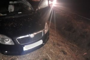 Judetul Constanta. Șofer ranit dupa ce a ajuns cu masina in camp