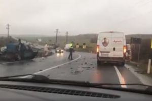 Accident pe DN 19, în Diosig: o persoană a murit, încă două sunt foarte grav rănite!