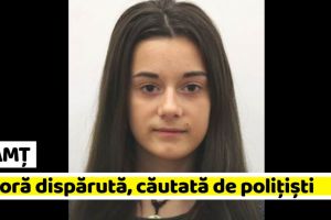 Neamţ: Minoră de 15 ani dispărută, căutată de poliţişti. Dacă aveţi informaţii, sunaţi la „112”