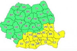 Cod galben de vreme rea la Constanta. Va ninge iar vantul va viscoli zapada. Cand expira atentionarea meteorologilor