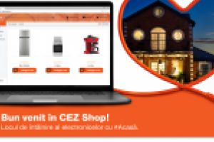 CEZ Vanzare lanseaza CEZ Shop si intra pe piata comertului online, cu o oferta speciala pentru clientii sai