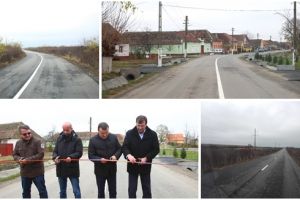 Tronson de drum reabilitat în Timiş. Acces mai facil spre Deta din comunele învecinate