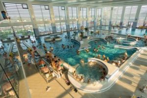 O noua sesiune de baie noctura la Aquastar Satu Mare