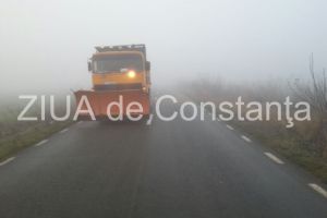 Utilajele de deszapezire ale RAJDP, pregatite sa intervina. Se anunta ninsori viscolite in judetul Constanta
