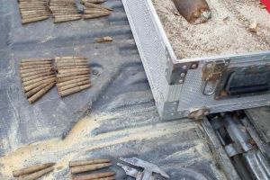 Muniţie descoperită de un “căutător de comori” la Vînători