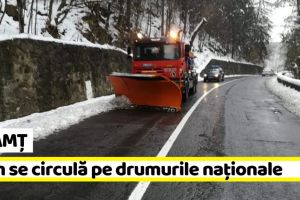 Neamţ: Situaţia traficului. Cum se circulă pe drumurile naţionale (28 noiembrie)
