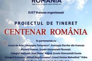 Proiectul „Centenar România” organizat de DJTS Vrancea a ajuns la final