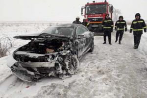 Accident rutier cu victime, la Crângu