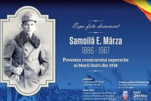 Fotografiile făcute de Samuil Mârza la Marea Unire din 1918, expuse în Piaţa Unirii din Oradea