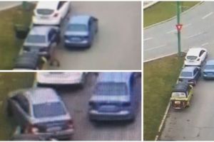 Dilema unei şoferiţe blocată într-o parcare din Timişoara: cum a ieşit din impas