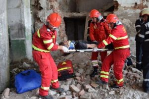 Simulare de cutremur, la Mizil. Seism de 7.1 grade! Cum au intervenit pompierii ISU Prahova