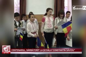 CENTENARUL, SĂRBĂTORIT LA ȘCOALA”CONSTANTIN SĂVOIU”
