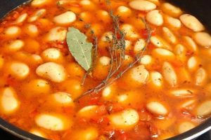 Iahnie de fasole boabe