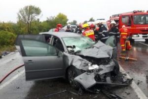 Accident la Paulesti. 4 masini implicate