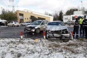 Accident rutier la intrare in Slobozia dinspre Urziceni