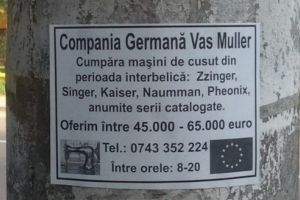 Atenţie mureşeni! Înşelăciuni cu maşini de cusut Singer!