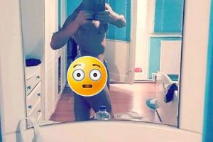 Mihai Trăistariu nu mai are nicio limită a ruşinii sau a decenţei! S-a pozat gol puşcă 100%, cu zonele intime la vedere!  Detaliul şocant observat de fani