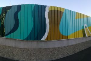 FOTO. Decebal a fost îndepărtat de pe gardul noului Shopping City Satu Mare