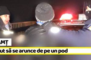 Neamţ: Tentativă de suicid. A ameninţat că se aruncă de pe pod