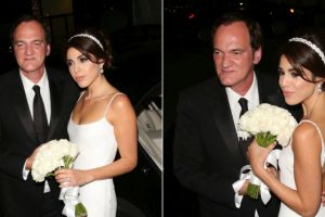 E sarbatoare mare la Hollywood! Regizorul Quentin Tarantino s-a insurat pentru prima oara, la 55 de ani! Iubita lui e cu 20 de ani mai tinerica!