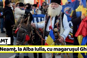 Neamţ: Din Neamţ, la Alba Iulia, cu magaruşul „Ghiocel” (VIDEO)