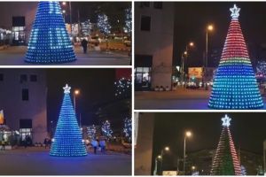 Gara Timişoara Nord a fost decorată de sărbători. Şi de Centenar, şi de Crăciun
