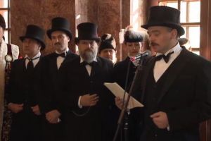 FOTO / VIDEO La 100 de ani distanţă, în Sala Unirii, citirea REZOLUȚIUNII  ADUNĂRII  NAȚIONALE DE LA ALBA IULIA