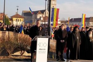 FOTO/ VIDEO. Monumentul Marii Uniri de la Alba Iulia, inaugurat în prezenţa preşedintelui Klaus Iohannis