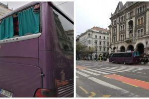 Autocar plin cu copii din Râmnicu Vâlcea, atacat cu pietre la Budapesta