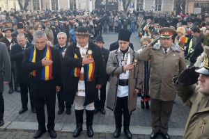 Ceremonie la Bistriţa, de Centenar (FOTO-VIDEO)