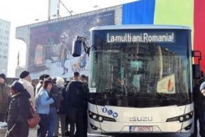 Noile autobuze Euro 6, recepţionate, la Constanţa, de Ziua Naţională