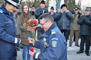 GEST ROMANTIC de Ziua Naţională, la Miercurea Ciuc