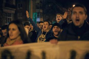 Proteste în Piaţa Victoriei, în ziua Centenarului