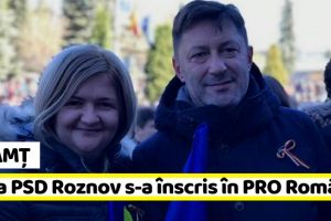 Neamţ: Șefa PSD Roznov s-a înscris în PRO România