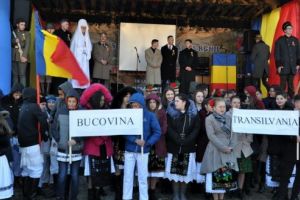 FOTO: Momentul istoric al Marii Uniri, pus în scenă de elevii din Gurghiu