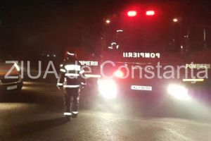 Incendiu la o baraca din statiunea Mamaia
