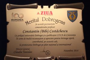 #Dobrogeaetnica: Meritul Dobrogean“ pentru comandorul profesor Constantin (Bibi) Costachescu (1909 - 1982)