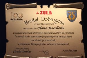 #Dobrogeaetnica: Meritul Dobrogean“ pentru contraamiralul Horia Macellariu (1894 - 1989)