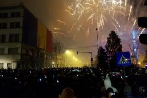 Cum au fost artificiile la Cluj de Ziua Naţională a României 2018. Ce surpriză a fost - VIDEO