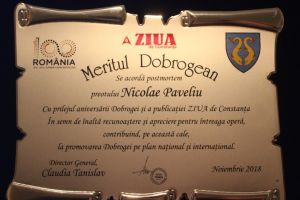 #Dobrogeaetnica: Meritul Dobrogean“ pentru preotul Nicolae Paveliu (25.03.1874 - 11.02.1929)